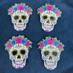 Skull Halloween Acrylic Charms For Making Keychain