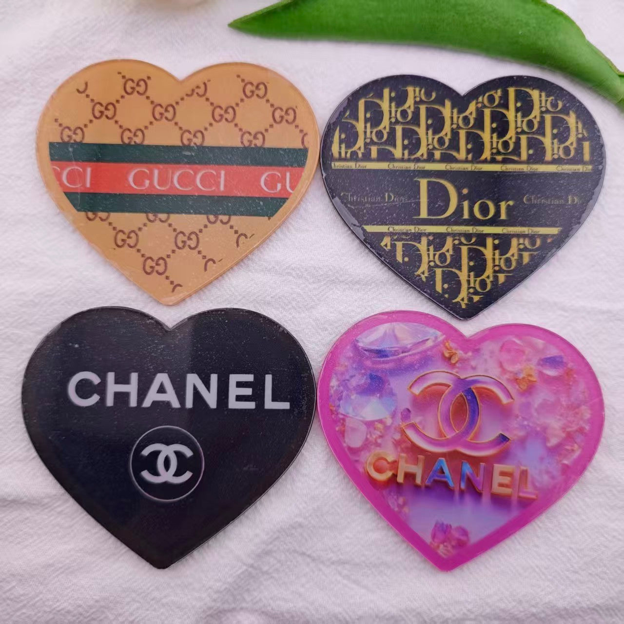 FS4378- 80mmx70mm Large Brand Heart Without Holes Zoe's DIY Shop