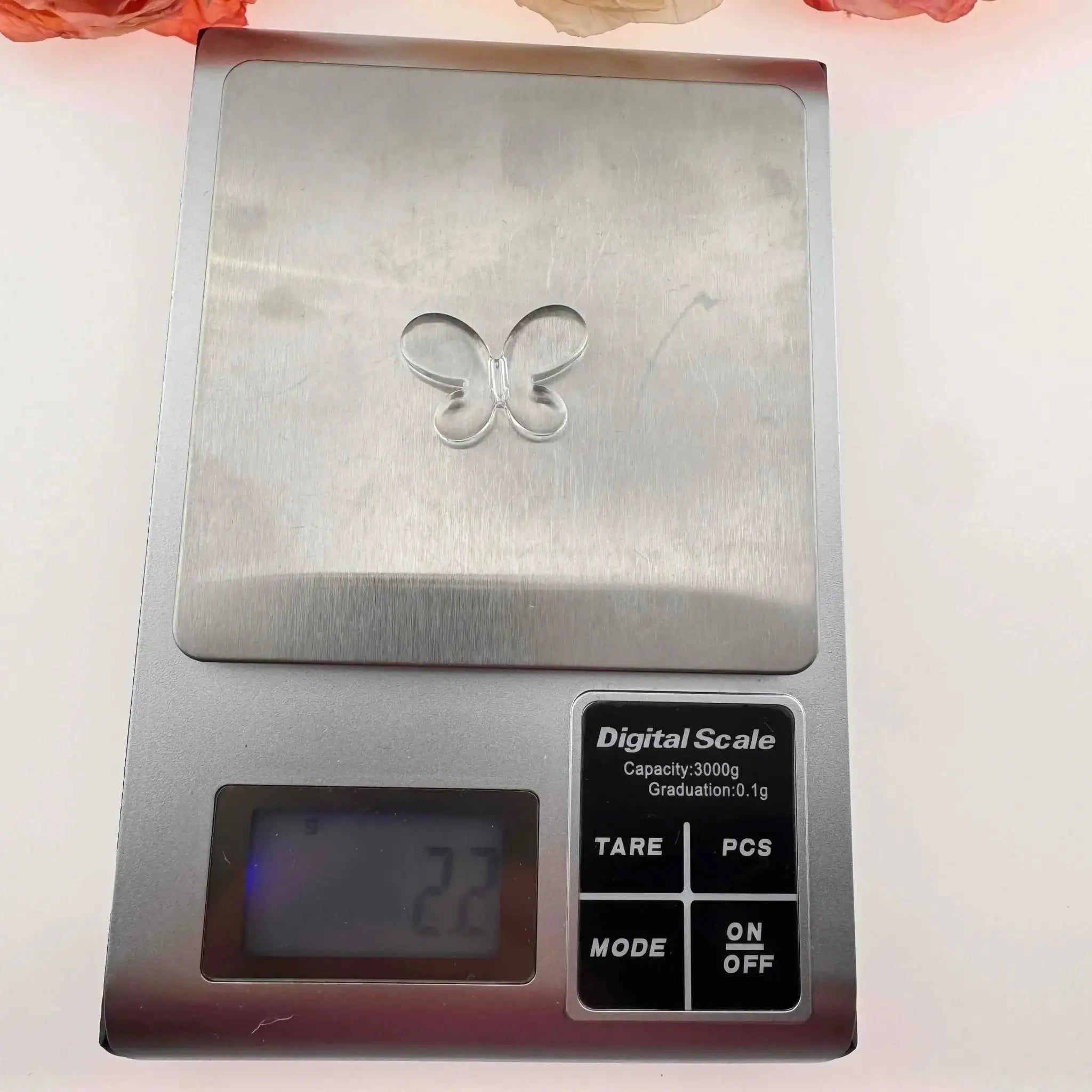 FS0383-About 21*30MM Butterfly Clear Based Acrylic Beads Fit For Beadable Pens -Zoe DIY Wholesale