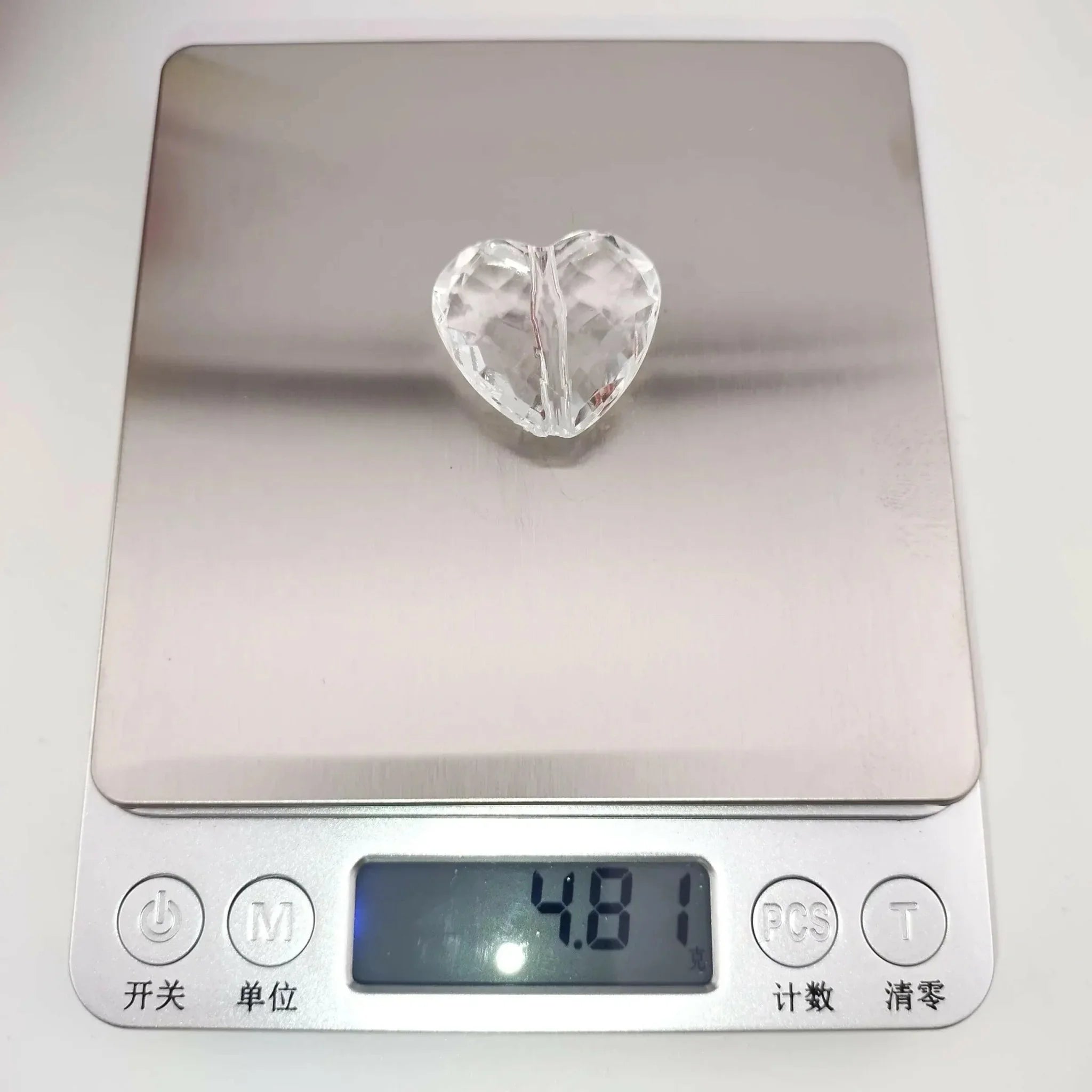 FS0622-25MM Heart Plate Base Beads 12MM Thickness Fit For Beadable Pens -Zoe DIY Wholesale