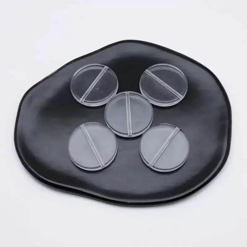 FS0650-32MM Clear Round Plate Based Beads -Zoe DIY Wholesale