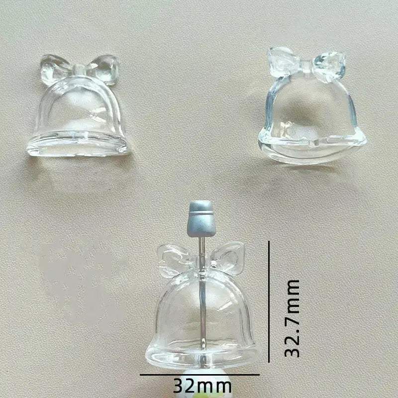 FS0871-33MM Clear Bell Shaker Box Fit For Beadablepen -Zoe DIY Wholesale