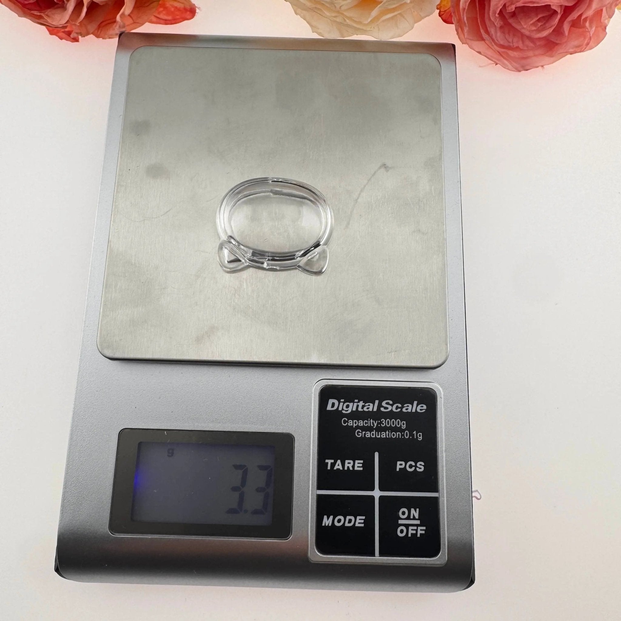 FS0872-35*28MM Cat Head Clear Box Shaker Acrylic Beads Fit For Beadable Pens -Zoe DIY Wholesale
