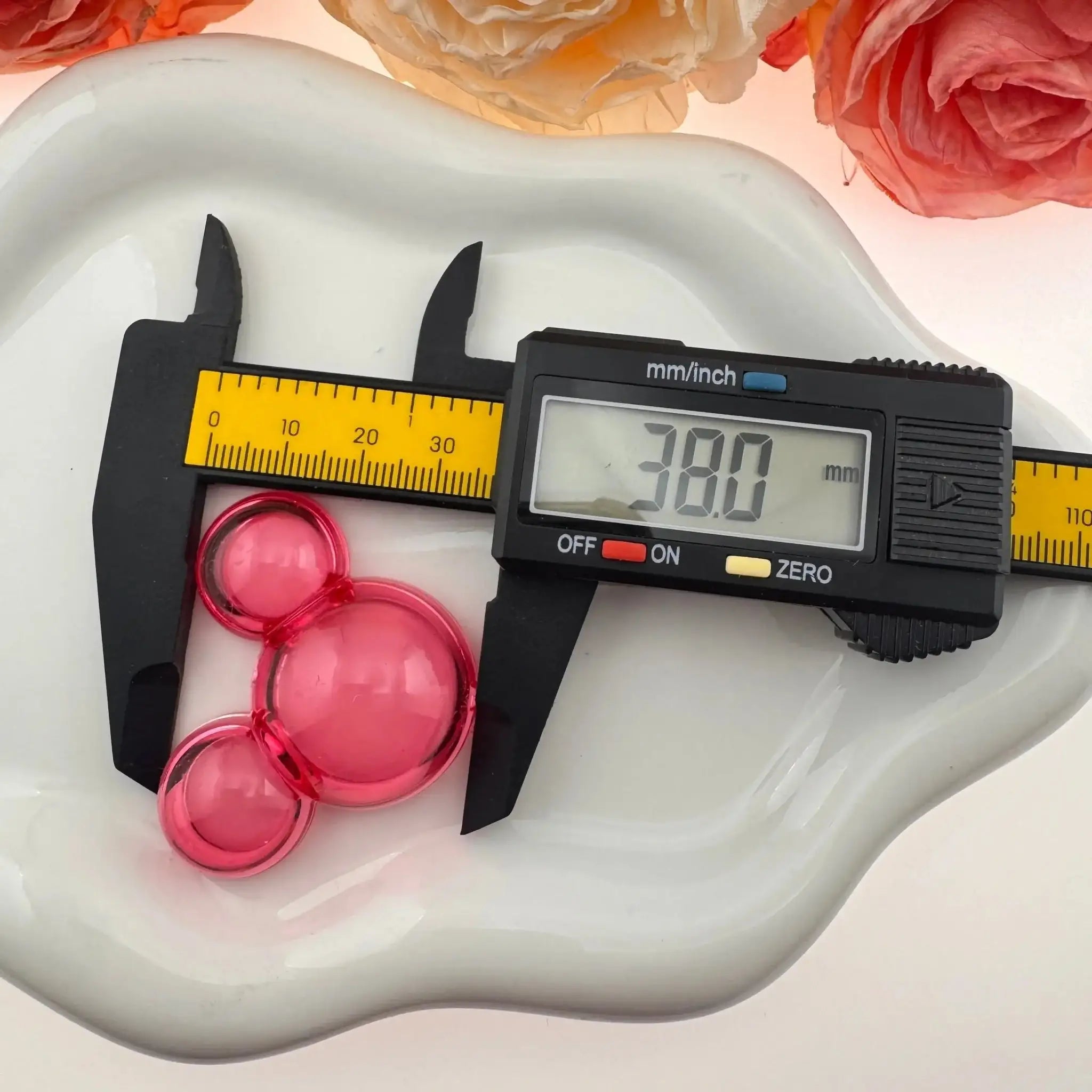 FS0875-Mickey Head Clear Shaker Box For Making Fancy Bead -Zoe DIY Wholesale