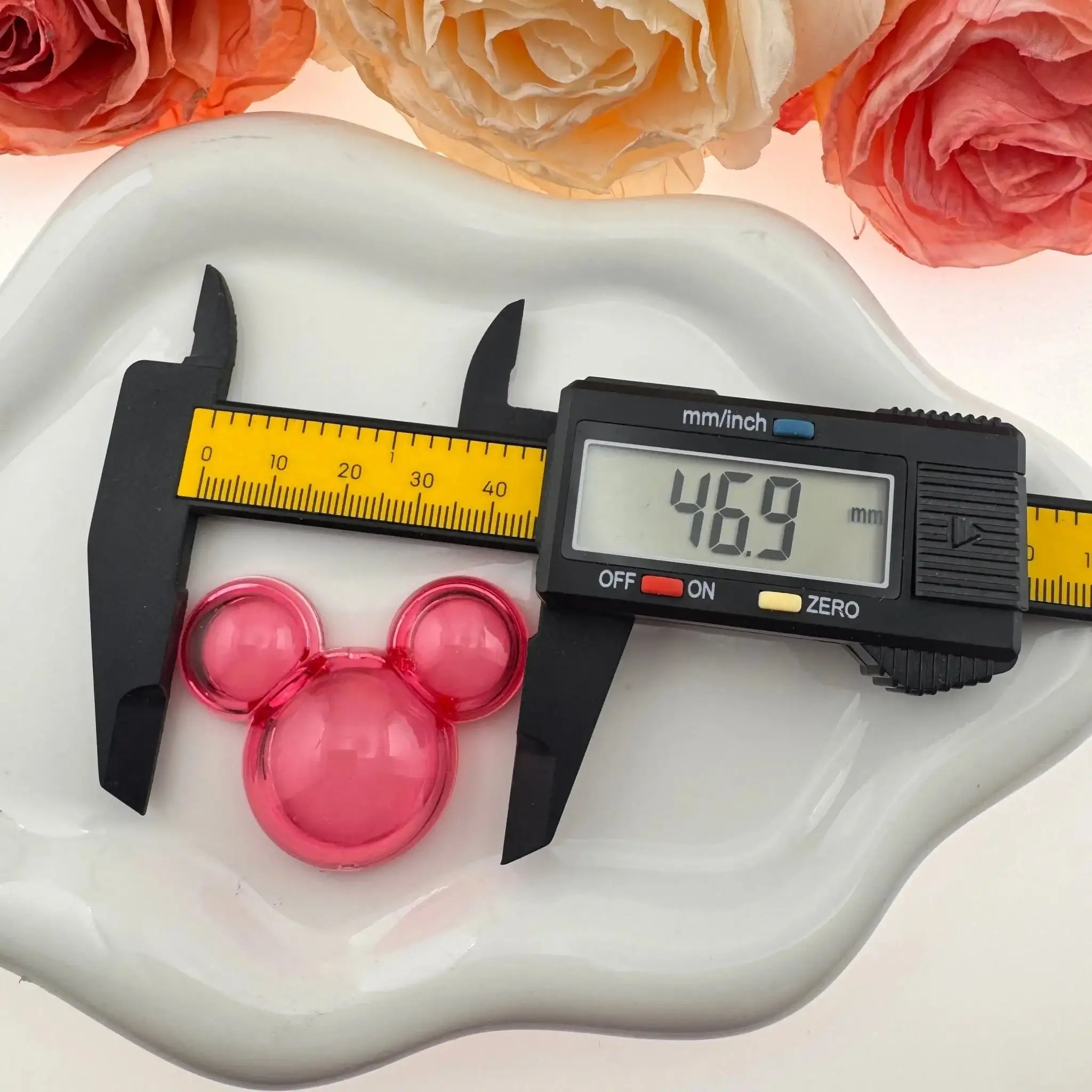 FS0875-Mickey Head Clear Shaker Box For Making Fancy Bead -Zoe DIY Wholesale