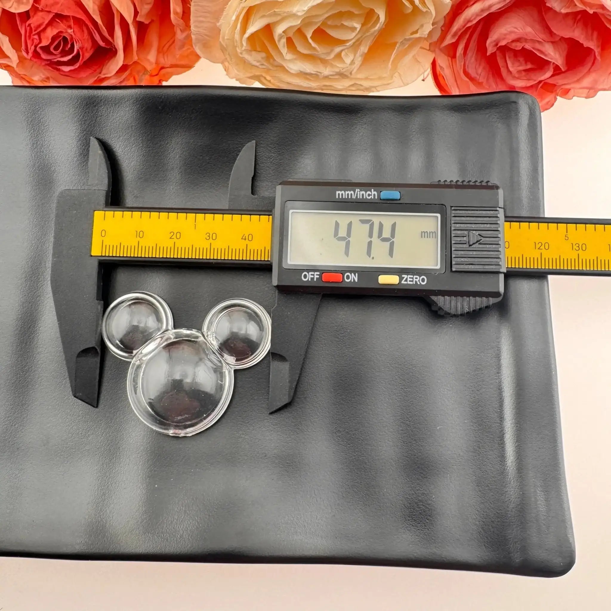 FS0875-Mickey Head Clear Shaker Box For Making Fancy Bead -Zoe DIY Wholesale