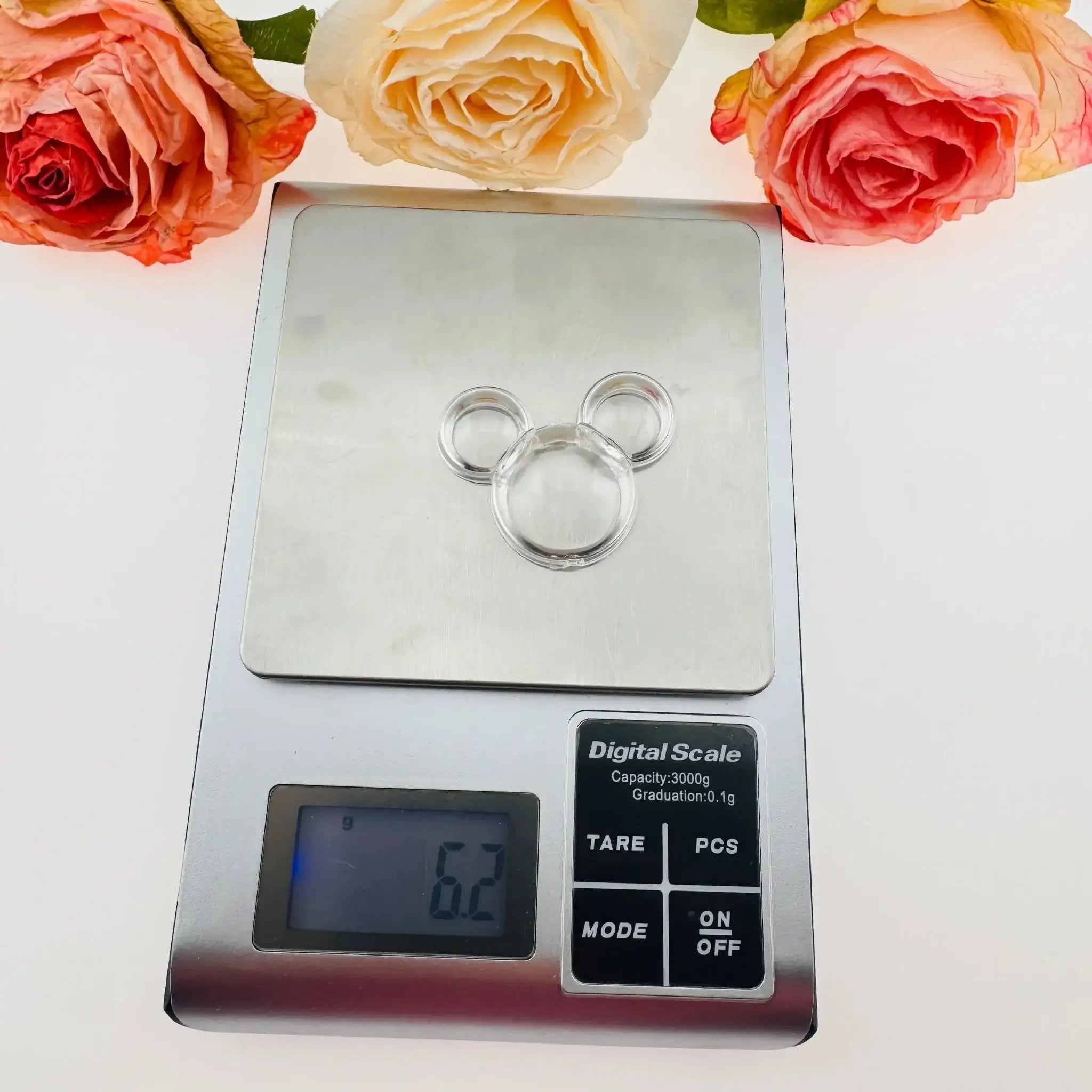 FS0875-Mickey Head Clear Shaker Box For Making Fancy Bead -Zoe DIY Wholesale