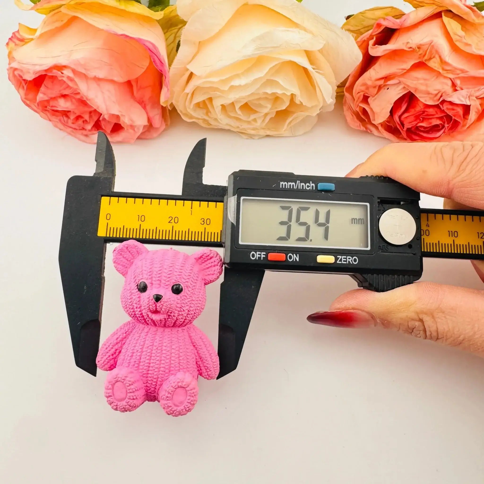 FS10008-About 35×45mm Bear Resin Beads Fit Pens -Zoe DIY Wholesale