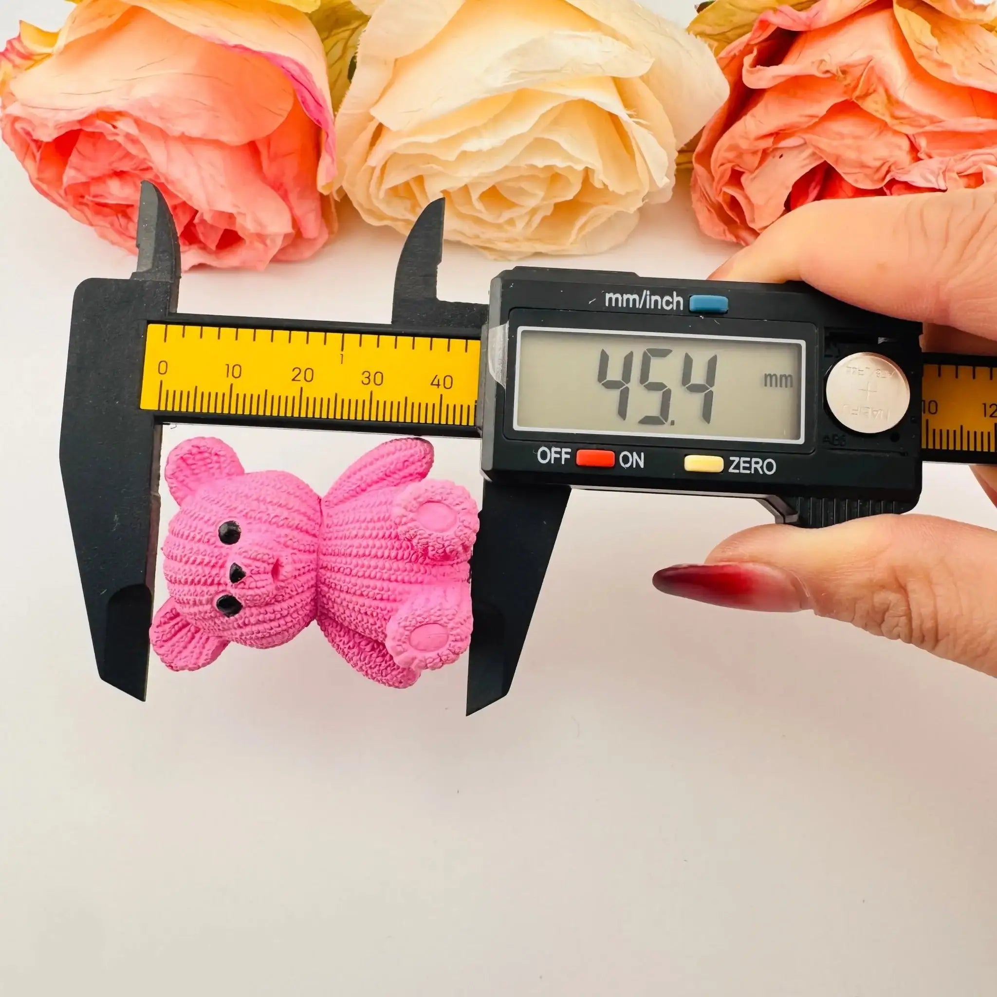 FS10008-About 35×45mm Bear Resin Beads Fit Pens -Zoe DIY Wholesale
