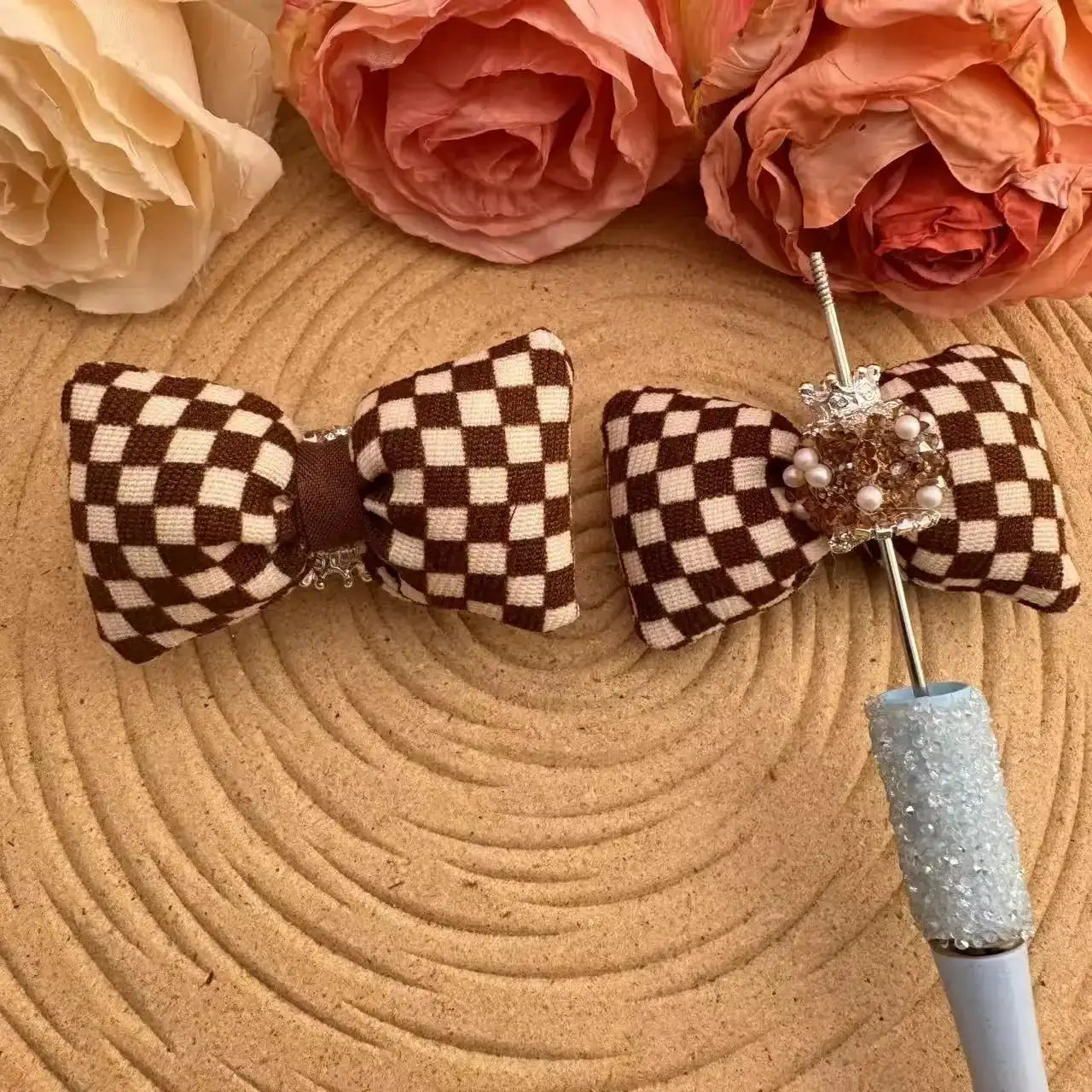 FS10034-16mm Sugar Beads With Bow -Zoe DIY Wholesale