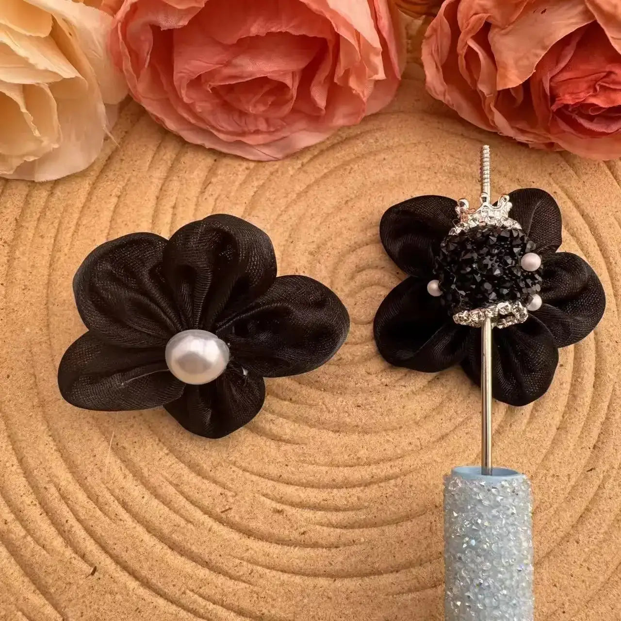 FS10036-16mm Sugar Beads With Flower -Zoe DIY Wholesale