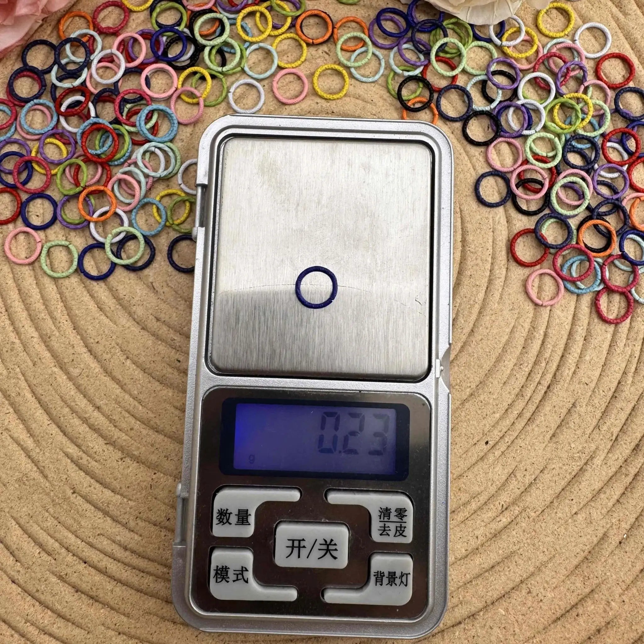 FS10082-10mm Random Mixed Color Closed Ring For Making Keychain Jewelry Making -Zoe DIY Wholesale