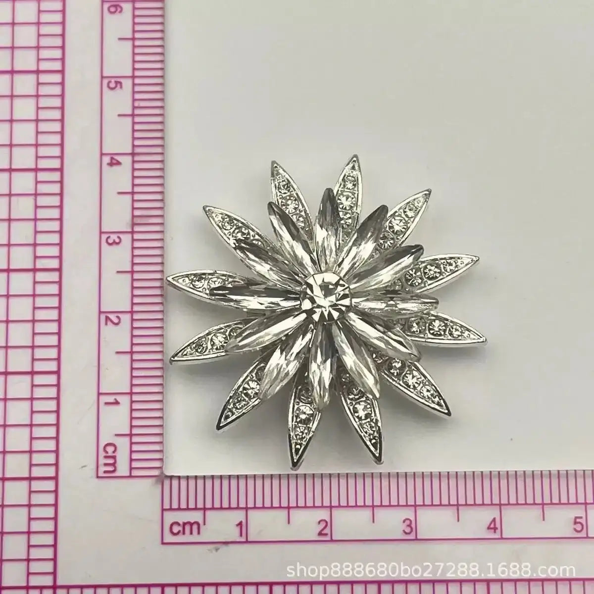 FS101035-About 38×38mm Sunflower Spinner Patch For Making Fancy Beads Or Other DIY Project -Zoe DIY Wholesale