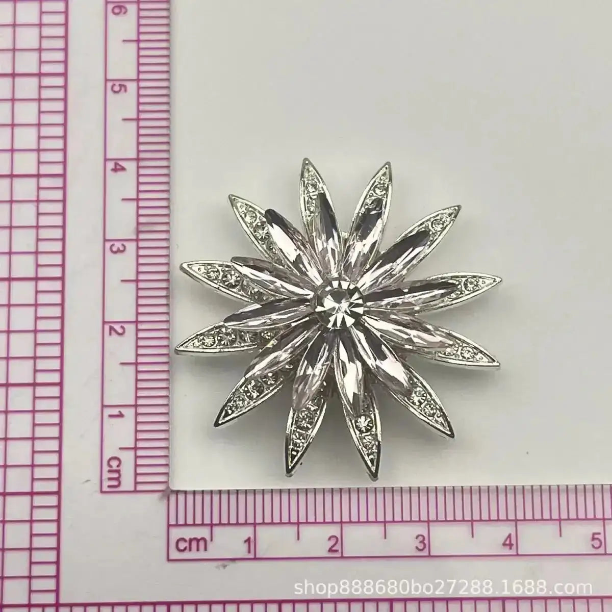 FS101035-About 38×38mm Sunflower Spinner Patch For Making Fancy Beads Or Other DIY Project -Zoe DIY Wholesale