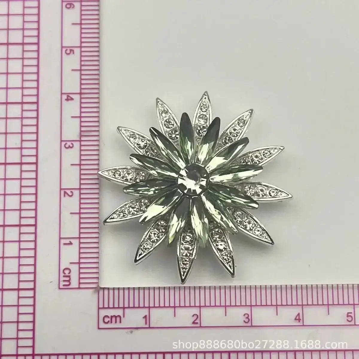 FS101035-About 38×38mm Sunflower Spinner Patch For Making Fancy Beads Or Other DIY Project -Zoe DIY Wholesale