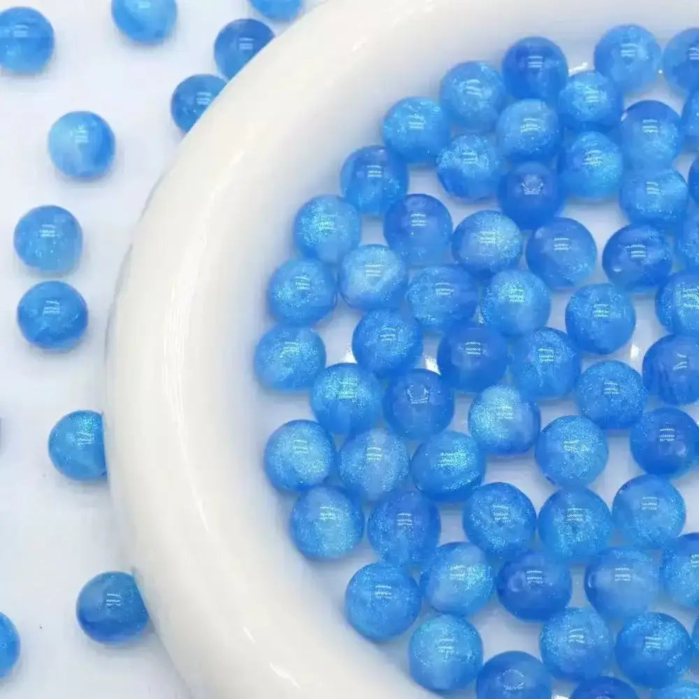 FS101057-16MM Galaxy Round Resin Beads Fit For Beadable Pens Keychain Jewelry Making -Zoe DIY Wholesale
