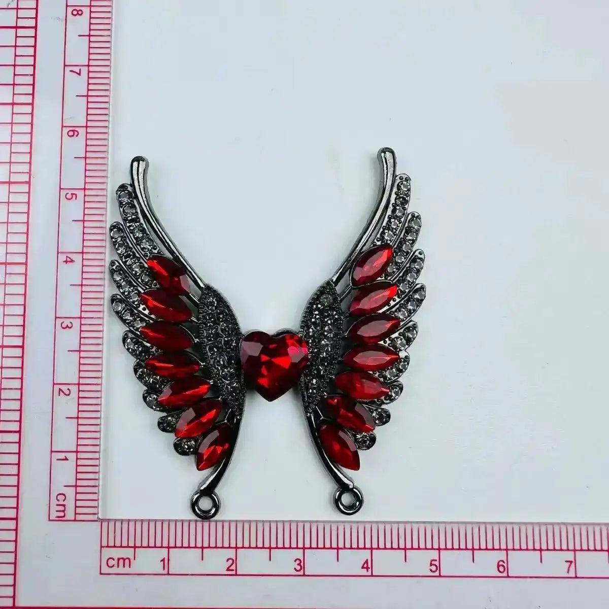 FS101147-5.5*4.8cm Angle Wings Metal Patch -Zoe DIY Wholesale