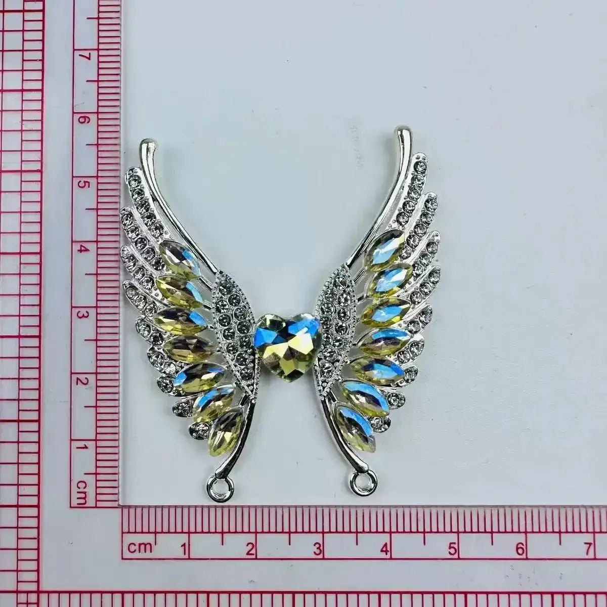 FS101147-5.5*4.8cm Angle Wings Metal Patch -Zoe DIY Wholesale