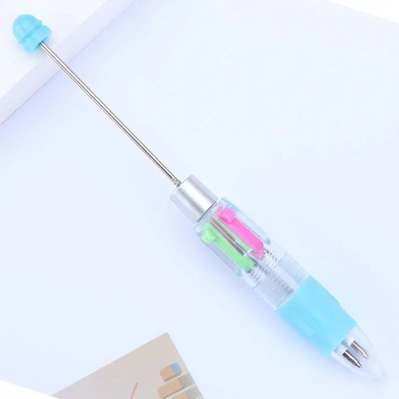 FS101153-15*1.5cm Four Color Ink Beadable Pen -Zoe DIY Wholesale