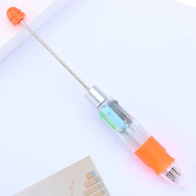 FS101153-15*1.5cm Four Color Ink Beadable Pen -Zoe DIY Wholesale