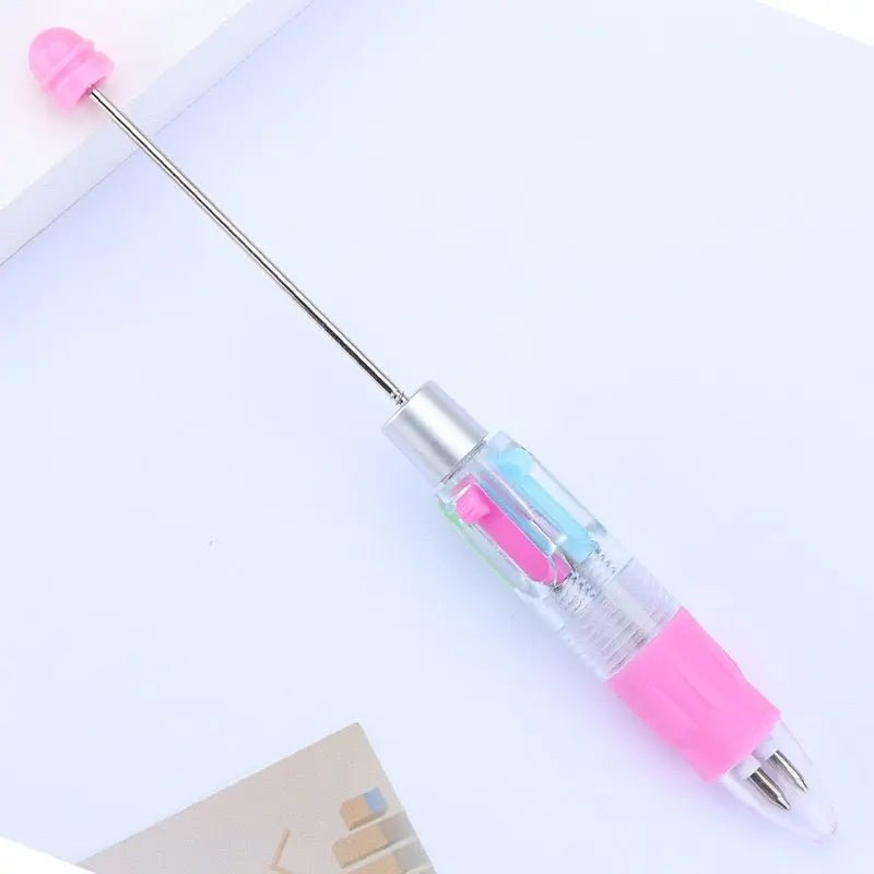 FS101153-15*1.5cm Four Color Ink Beadable Pen -Zoe DIY Wholesale