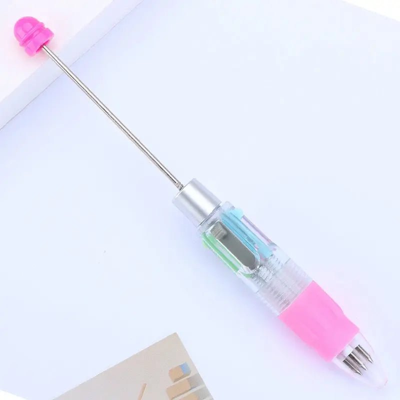 FS101153-15*1.5cm Four Color Ink Beadable Pen -Zoe DIY Wholesale