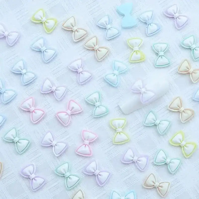 FS101211-About 6*11mm Bow Nail Charms For Making Fancy Beads Or Fancy Pens -Zoe DIY Wholesale
