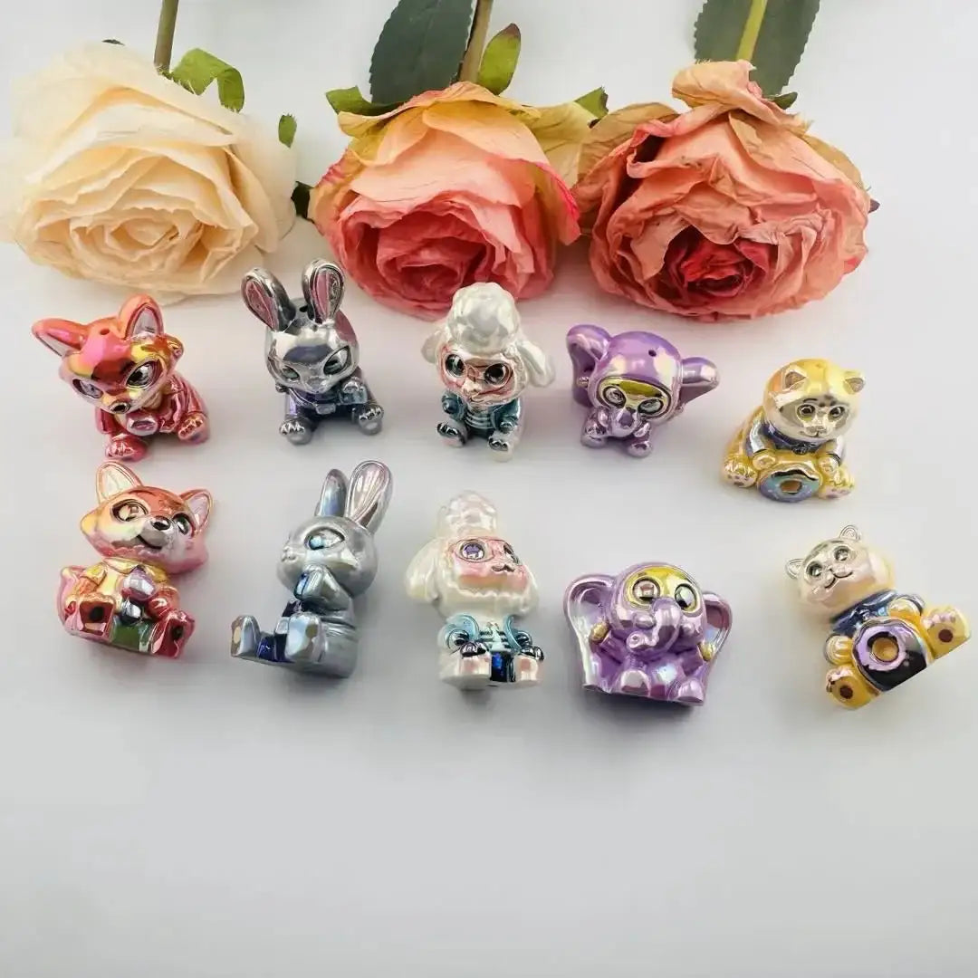 FS101269-Zootopia Animals Resin Beads -Zoe DIY Wholesale