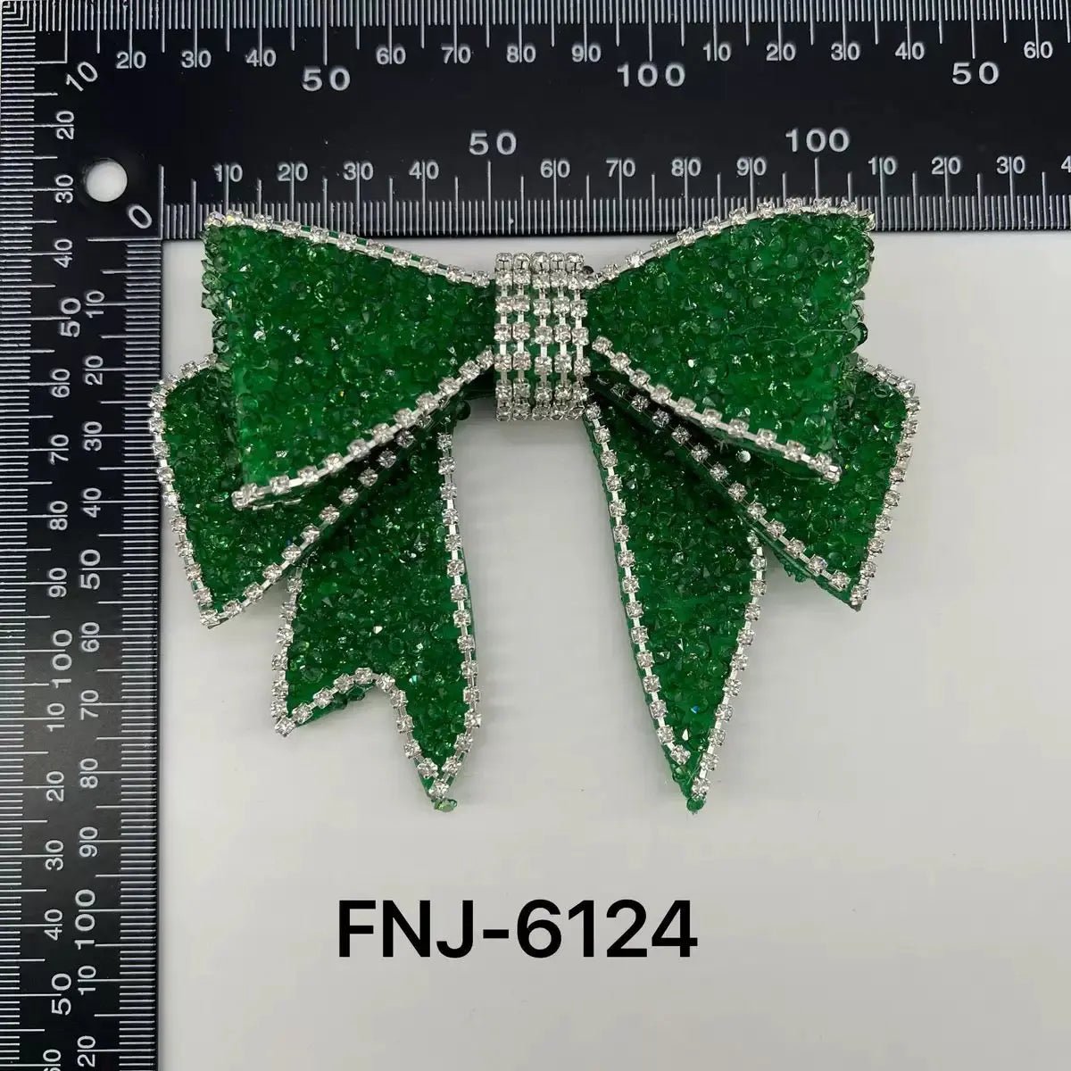 FS101280-About 9*11cm Sugar Fabric Bow -Zoe DIY Wholesale