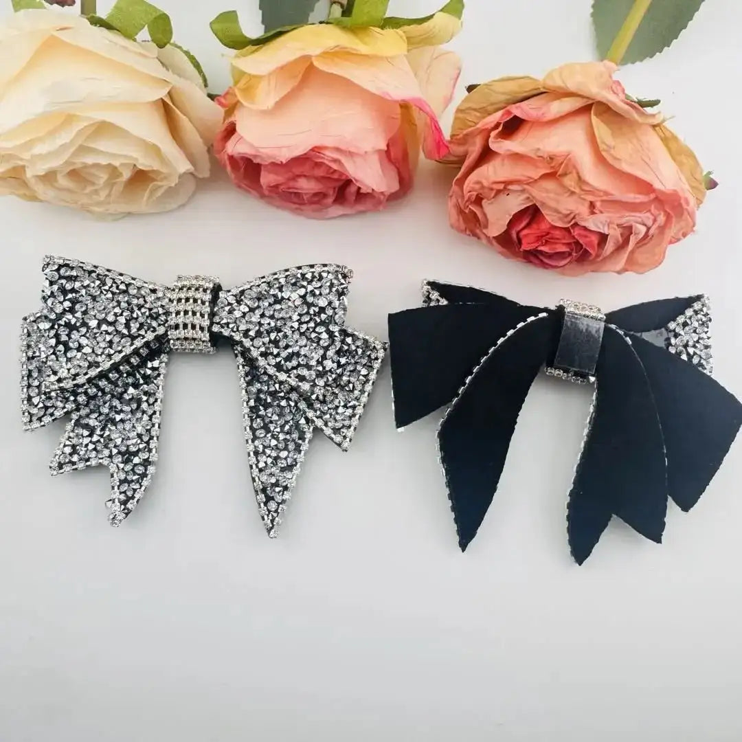 FS101280-About 9*11cm Sugar Fabric Bow -Zoe DIY Wholesale