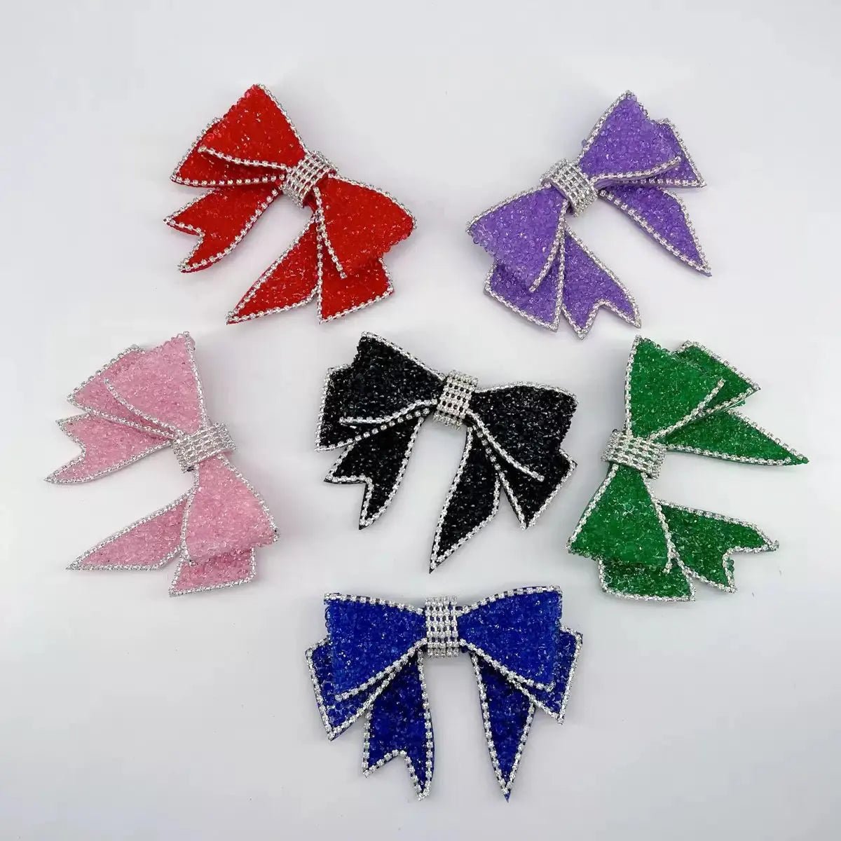FS101280-About 9*11cm Sugar Fabric Bow -Zoe DIY Wholesale