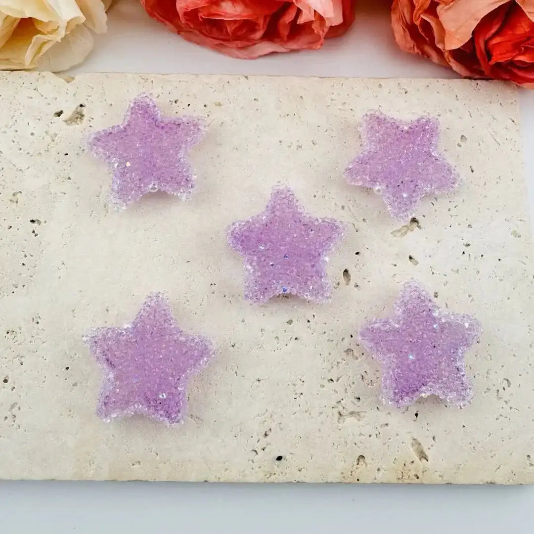 FS101287-About 30mm Star Sugar Beads -Zoe DIY Wholesale