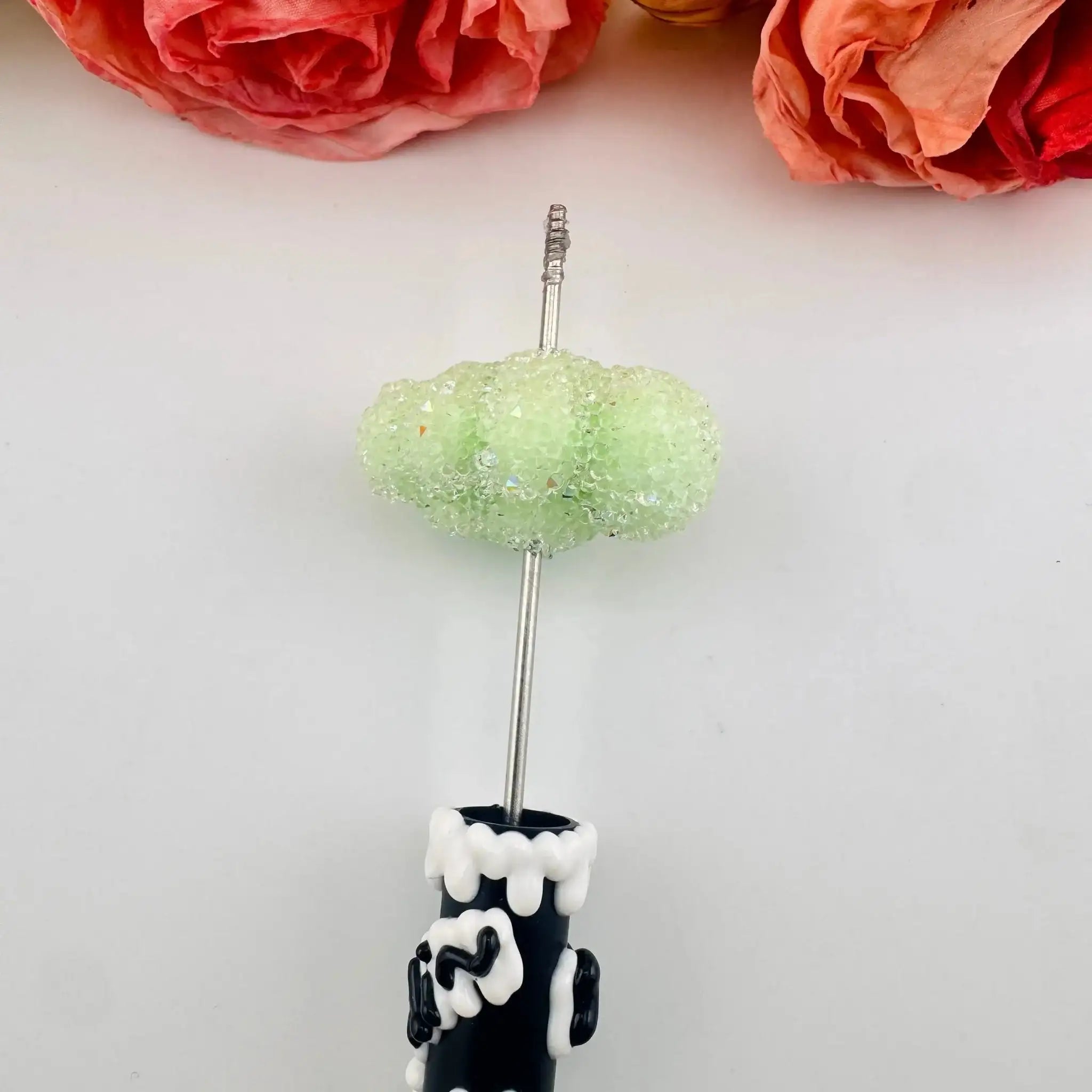 FS101327-About 25*35mm Cloud Sugar Beads For Beadable Pens Keychain Making -Zoe DIY Wholesale
