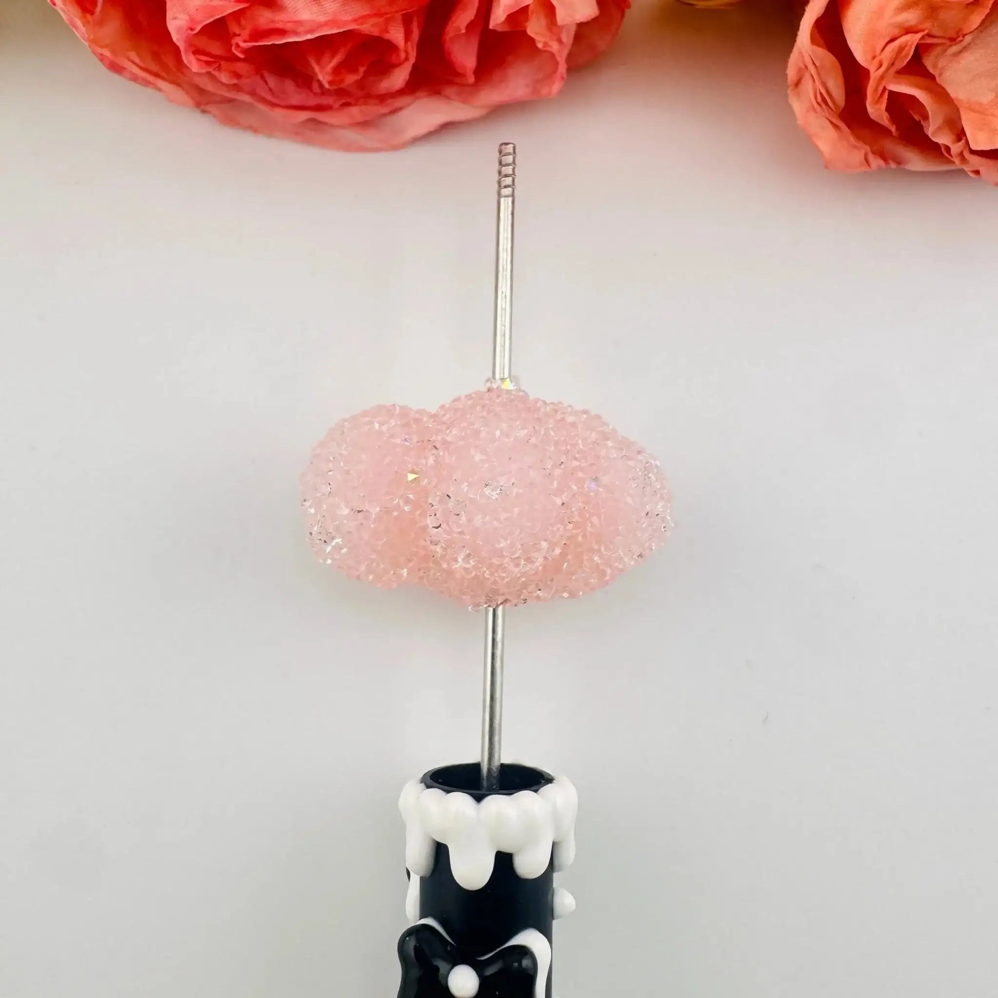 FS101327-About 25*35mm Cloud Sugar Beads For Beadable Pens Keychain Making -Zoe DIY Wholesale
