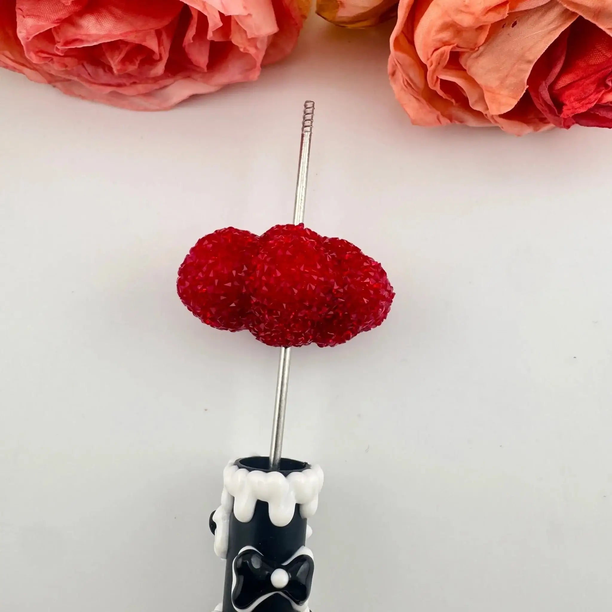 FS101327-About 25*35mm Cloud Sugar Beads For Beadable Pens Keychain Making -Zoe DIY Wholesale