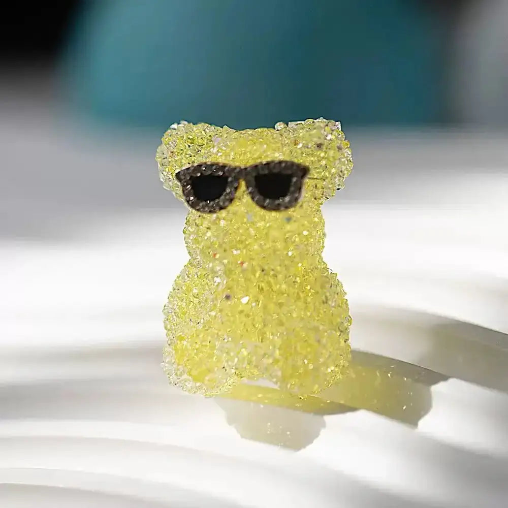 FS101337-About 24*35mm Sugar Bear Beads For Beadable Pens Keychain Making -Zoe DIY Wholesale