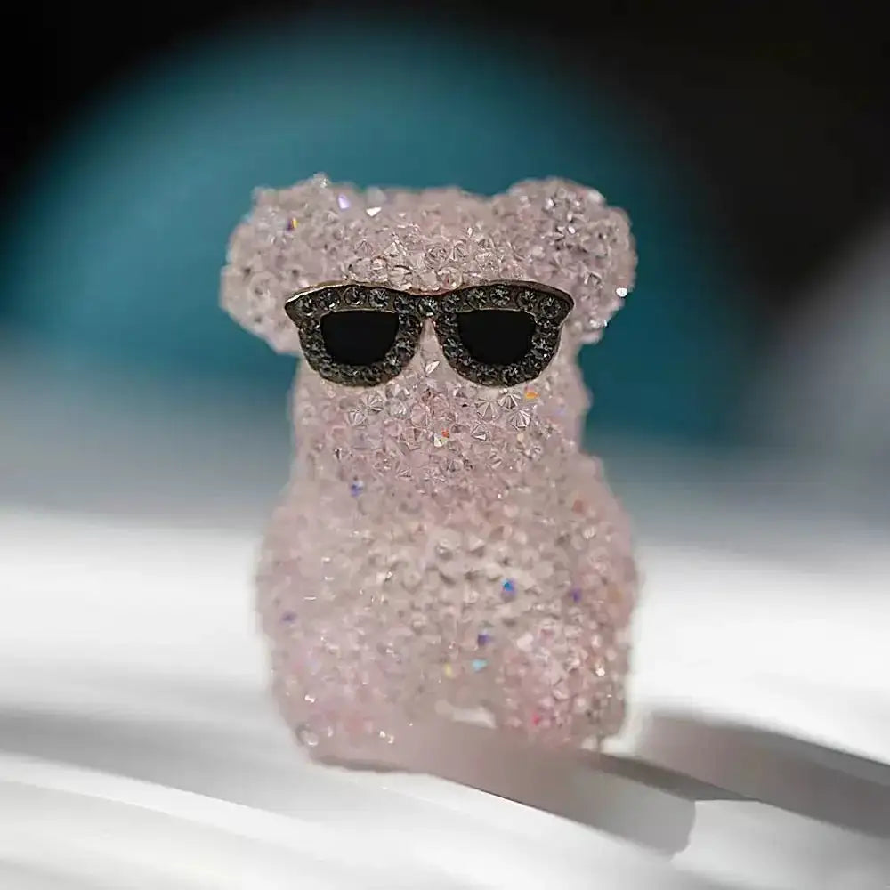 FS101337-About 24*35mm Sugar Bear Beads For Beadable Pens Keychain Making -Zoe DIY Wholesale