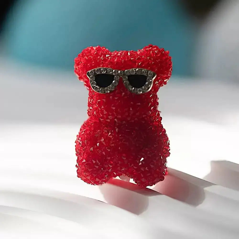 FS101337-About 24*35mm Sugar Bear Beads For Beadable Pens Keychain Making -Zoe DIY Wholesale