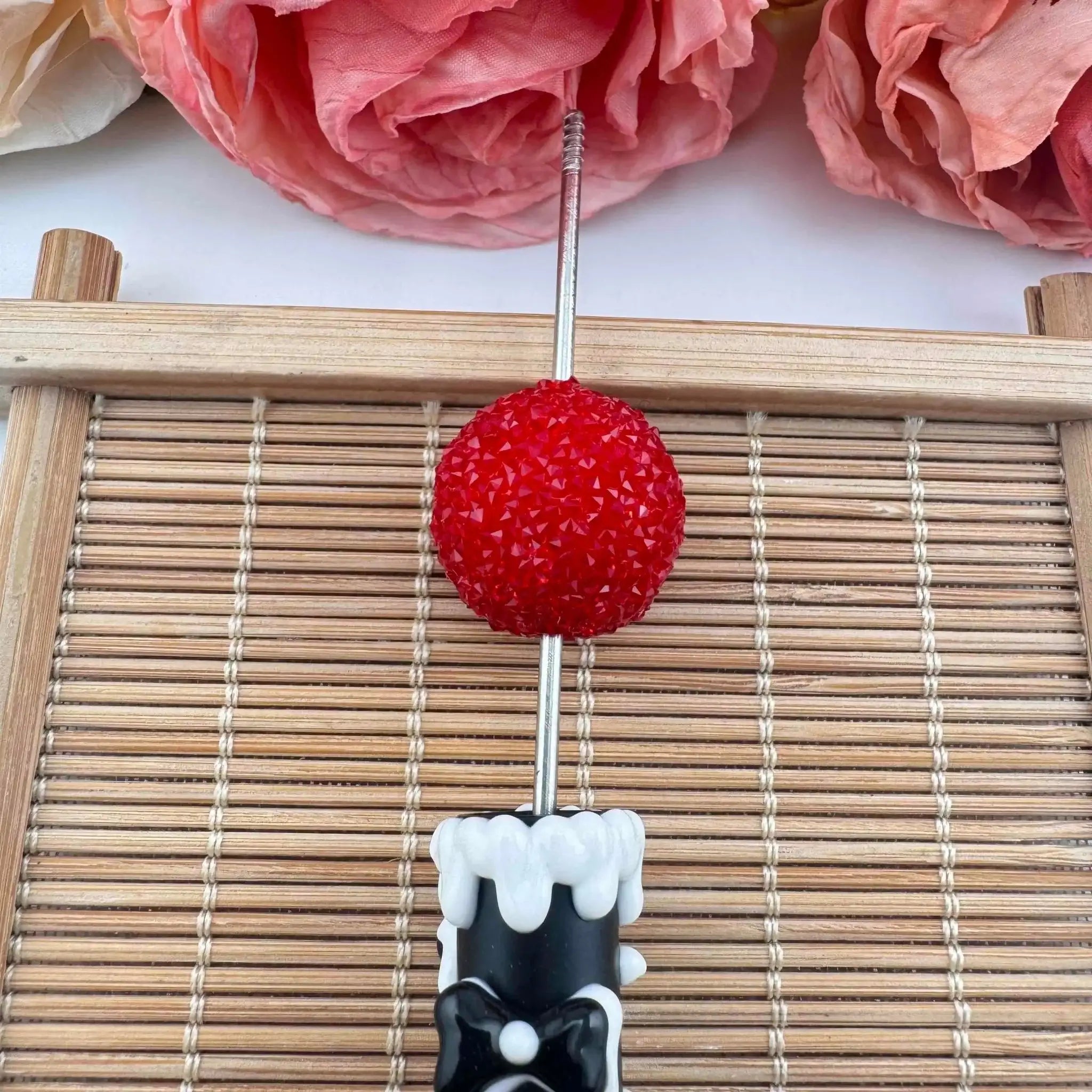 FS101375-About 20mm Sugar Acrylic Beads For Beadable Pens Keychain Making -Zoe DIY Wholesale