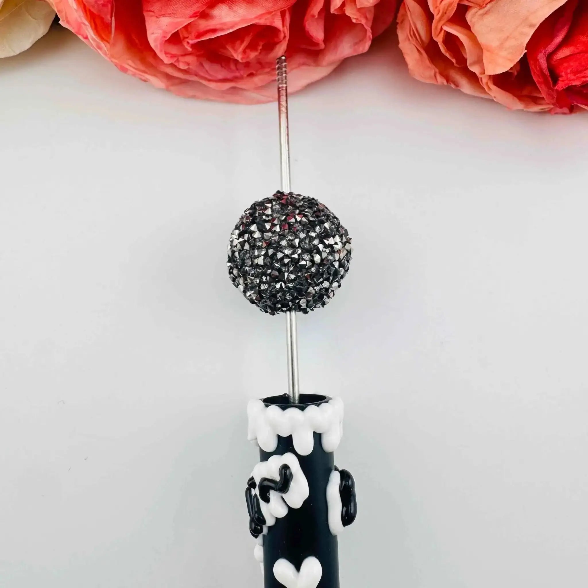 FS101375-About 20mm Sugar Acrylic Beads For Beadable Pens Keychain Making -Zoe DIY Wholesale