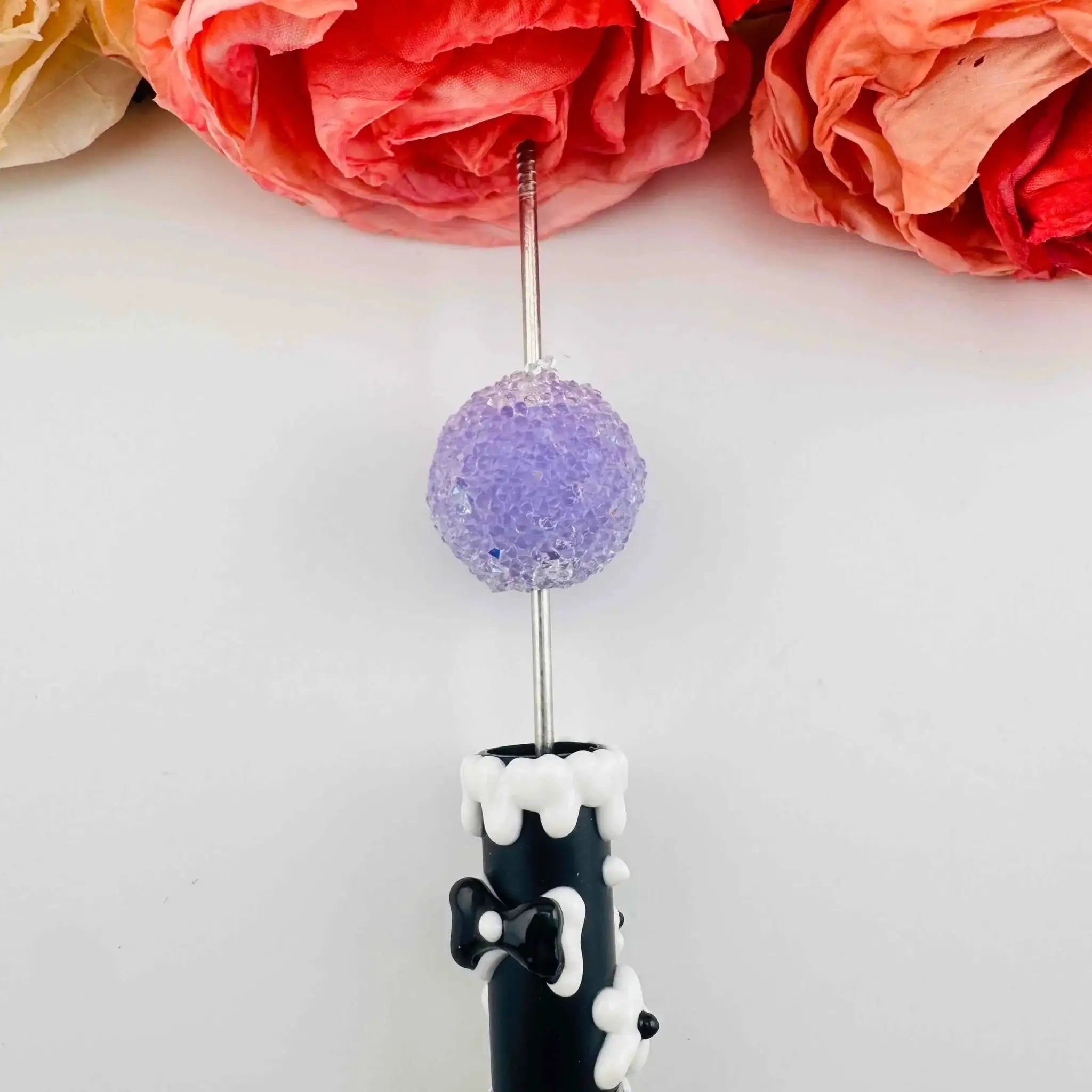 FS101375-About 20mm Sugar Acrylic Beads For Beadable Pens Keychain Making -Zoe DIY Wholesale