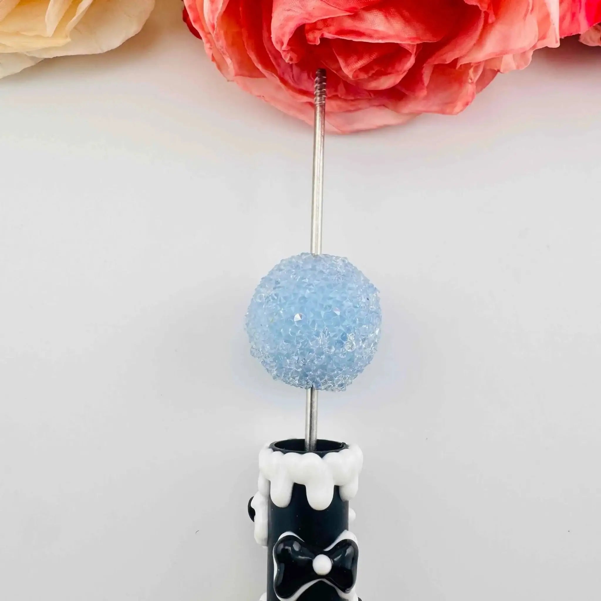 FS101375-About 20mm Sugar Acrylic Beads For Beadable Pens Keychain Making -Zoe DIY Wholesale