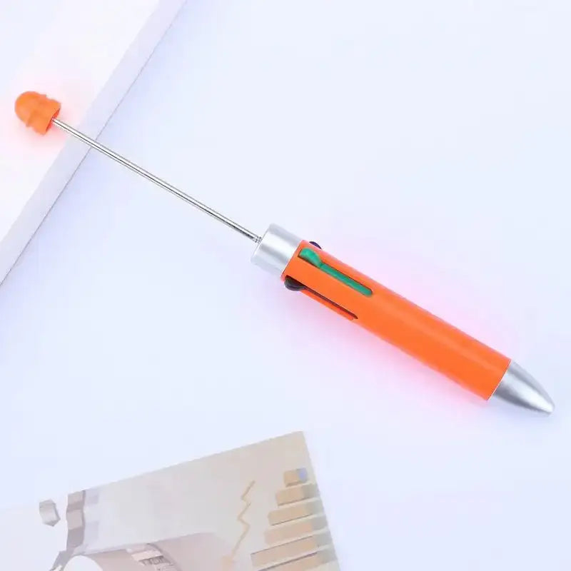 FS101391-Four Color Ink Beadable Pens -Zoe DIY Wholesale
