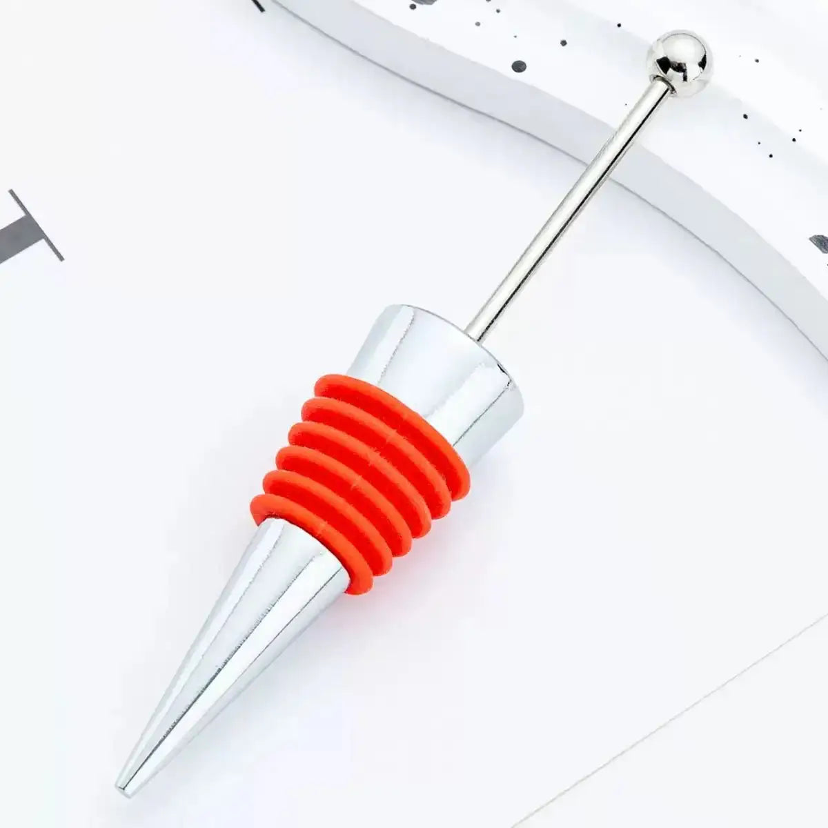 FS101424-Beadable Wine Stopper -Zoe DIY Wholesale