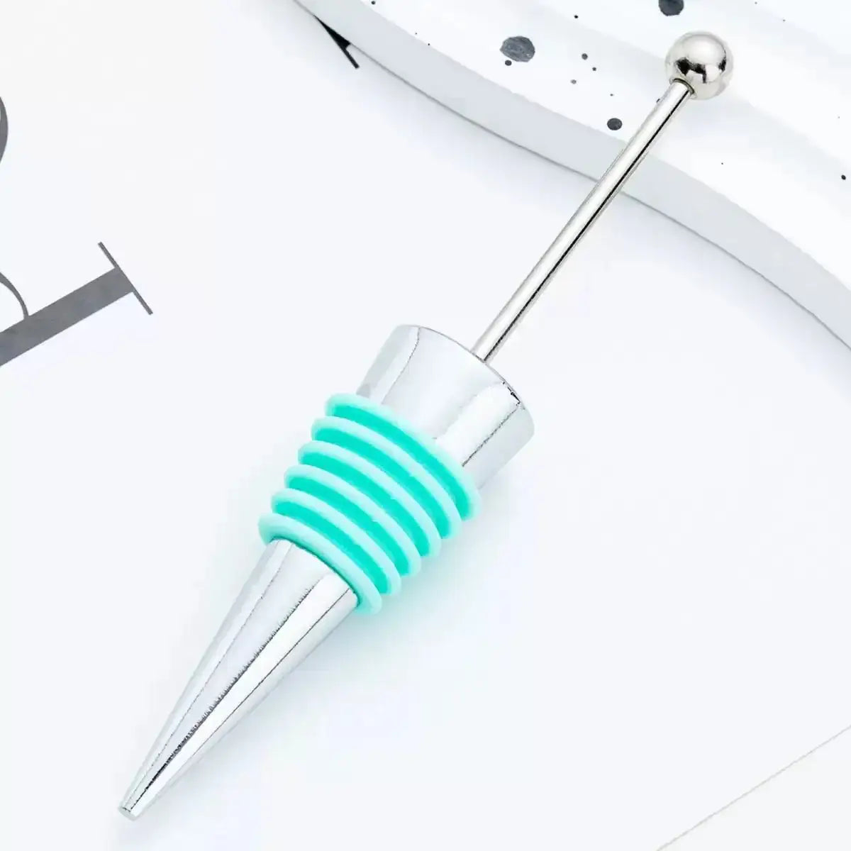 FS101424-Beadable Wine Stopper -Zoe DIY Wholesale
