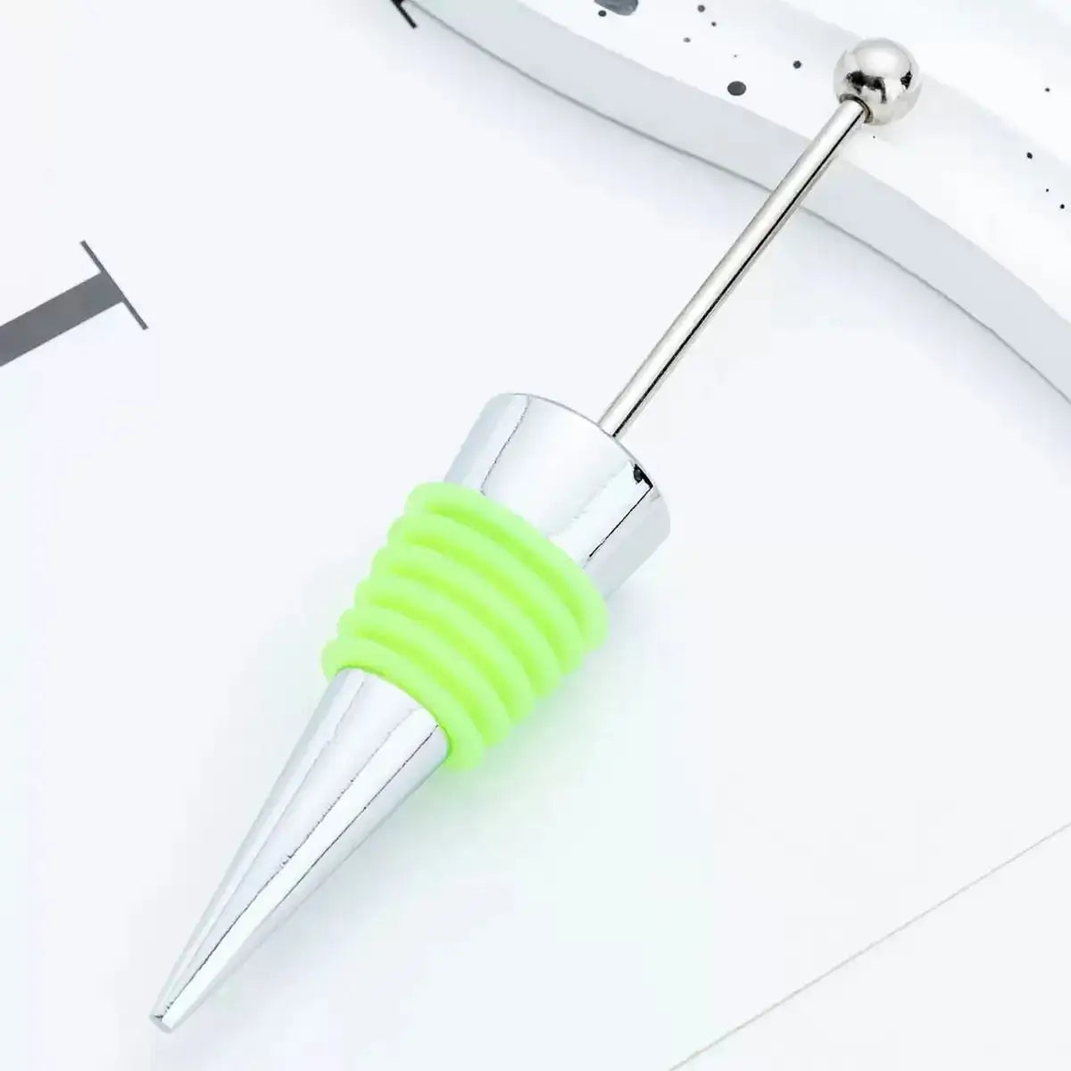 FS101424-Beadable Wine Stopper -Zoe DIY Wholesale
