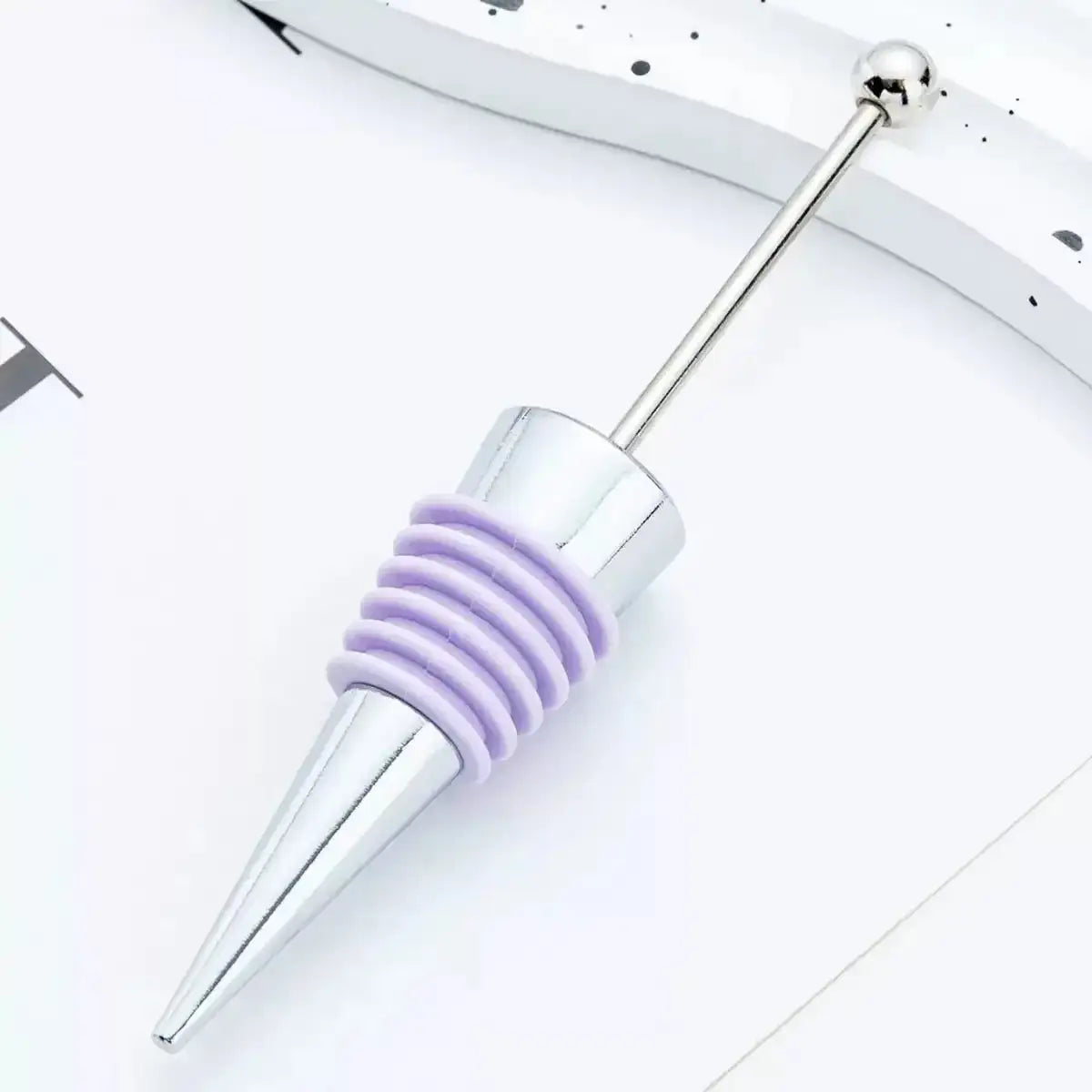 FS101424-Beadable Wine Stopper -Zoe DIY Wholesale