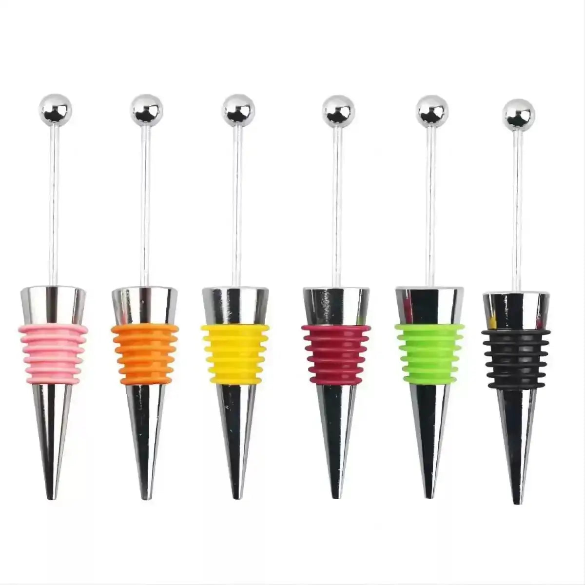 FS101424-Beadable Wine Stopper -Zoe DIY Wholesale