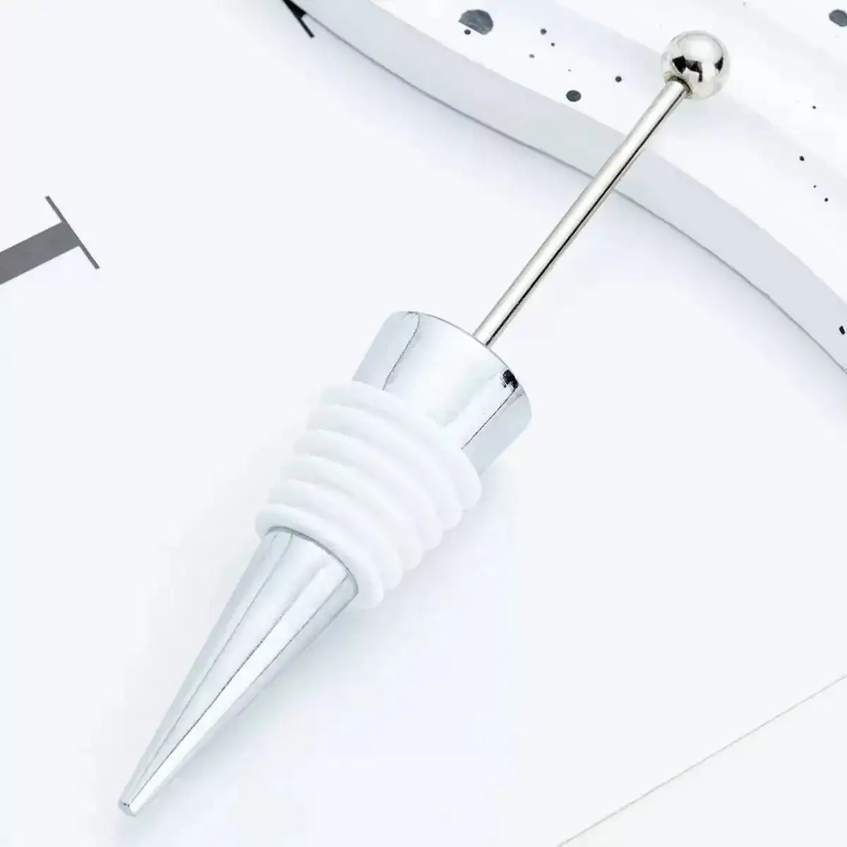 FS101424-Beadable Wine Stopper -Zoe DIY Wholesale
