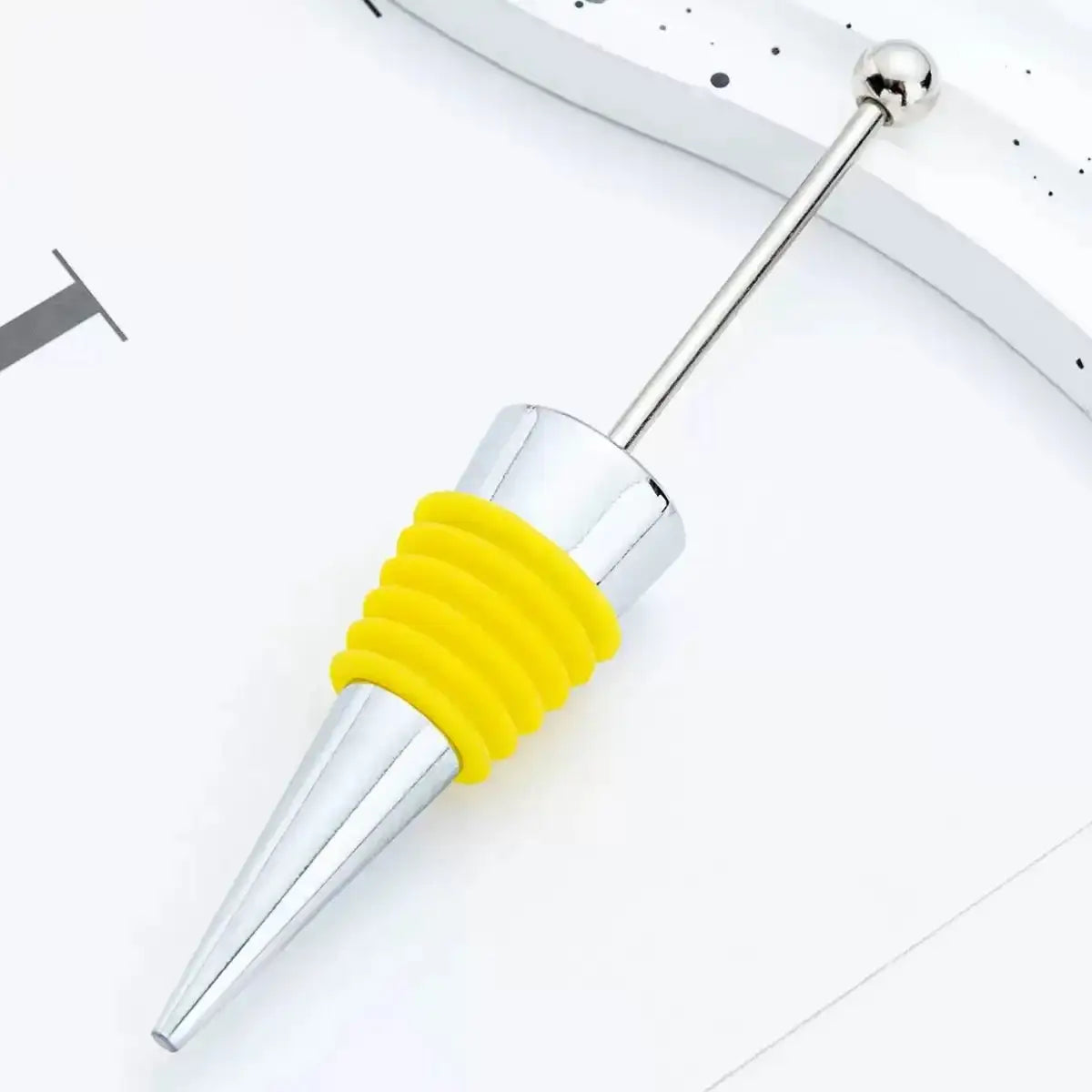 FS101424-Beadable Wine Stopper -Zoe DIY Wholesale